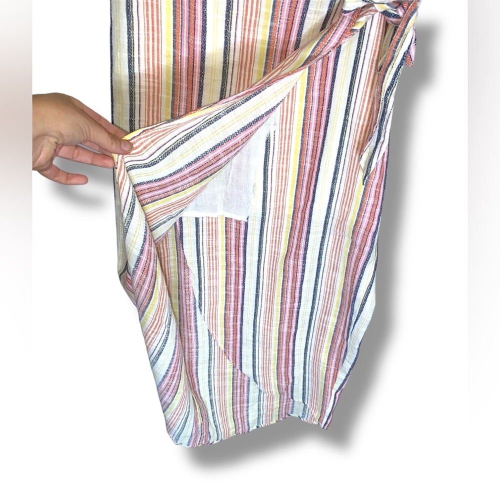 Free Peaople Striped Wrap Skirt - Picture 8 of 12